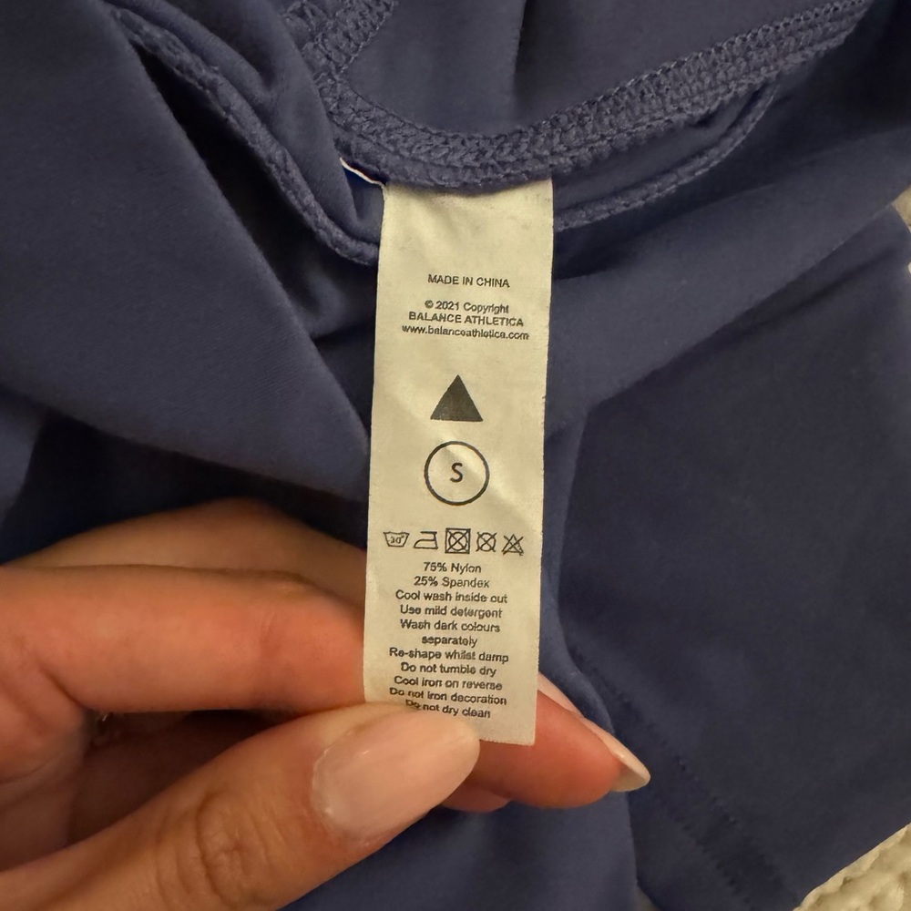 Women's Blue Leggings - Picture 5 of 5